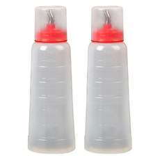 리빙패밀리 뚜껑 스텐 누드소스통, 2개, 650ml