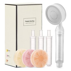 해피달링 퍼퓸 말론 샤워기 헤드 + 헤드필터 3p + 바디필터 4p 프리미엄 세트, 1세트, 혼합색상