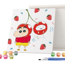 iLovePainting 如何畫蠟筆小新DIY繪畫, 1個, 櫻桃醬