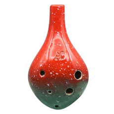 JK星空6孔中音C陶笛, 長茅斯（宮廷紅), 單品, 1個