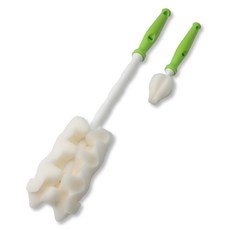베이비베어 엠보 일자솔 + 젖꼭지솔 세트, 그린, 1세트