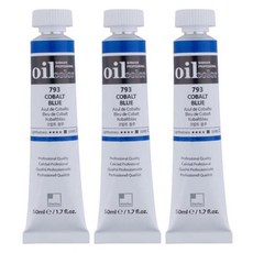ShinHanart 專業油畫顏料管鈷藍色 3p, 50ml, 1 種顏色