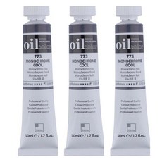 ShinHanart 專業油畫顏料管單色酷 3p, 50ml, 1 種顏色