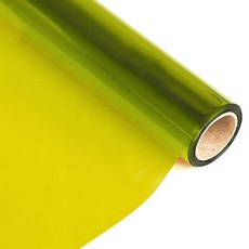 FILMBANK UBIGEO PVC 膜厚玻璃紙透明黃色 0.3 x 950 x 500 mm 2p, 1個
