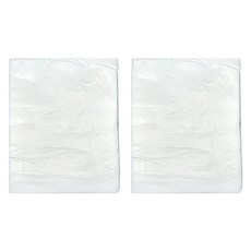 월드크린 분리수거 배접 비닐봉투 백색, 50L, 100개 50L, 2개