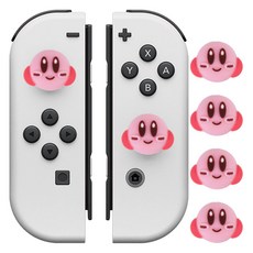 HOHOO Nintendo Switch Joy-Con 模擬棒蓋 OLED 燈相容, 4個, 單品, S-22