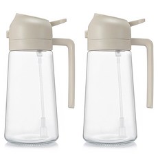 헬로키친 2in1 오일 스프레이 아이보리, 470ml, 2개