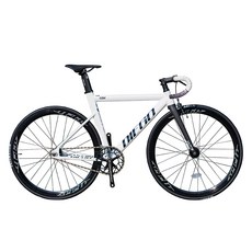 오투휠스 디에고 울트라 에어로 픽시 자전거 입문용 700C 480, 화이트, 1개, 165cm