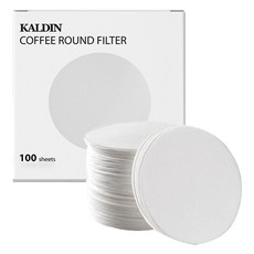 칼딘 모카포트 여과지 더치커피기구 올 라운드 포터필터 82mm, 100개입, 1개