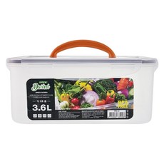 데일드 투명한 김치통, 1개, 3.6L