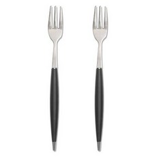 보겐 몽블랑 큐티 커트러리 티포크, 블랙, 2개