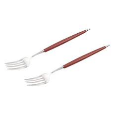 보겐 몽블랑 큐티 커트러리 디저트포크, 레드, 2개