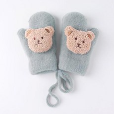 키즈트리 아동용 곰돌이 벙어리 장갑 ST-132