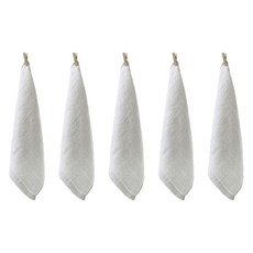 주방 핸드타월, 화이트, 5개