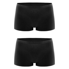 여성용 채플 심리스 사각팬티 2p