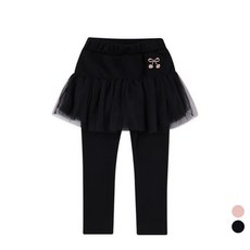 여아용 캉캉 샤 융 기모 치렝스