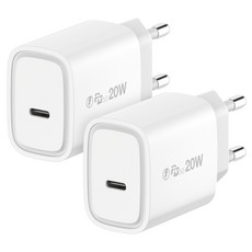 ihitKOREA Type C PPS快速充電器PD 20W, 白色, 2個