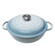 르크루제 인덕션 한국형 멀티냄비, 22cm, 코스탈블루, 1개 코스탈블루, 1개, 22cm