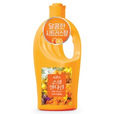 아우라 초고농축 퍼퓸캡슐 섬유유연제 스윗만다린 본품, 1개, 1L