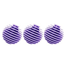 킹스로드 깔끔한 세척 세탁볼 라지, 퍼플, 3개