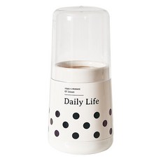 마더브띠 뚜껑 커버 패턴 미니 수저통 AE20603, 점무늬, 1개