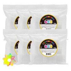 SNOWKIDS 幼兒用美術遊戲用玩具泡沫 花朵泡沫 小 6個, 1組, 花形