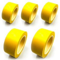 專有 PVC 地板線膠帶停車場分區標記 50mm x 30M 黃色, 5個