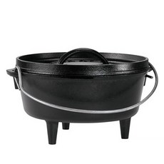 LODGE 露營荷蘭烤盤 L, 黑色(L8CO3), 1個