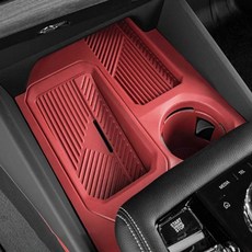 카에버 컵홀더 충전 하이그로시 먼지방지 패드 커버, 부르고뉴 레드, BMW 5시리즈 g60 2024년~