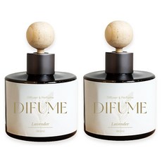 디씨네트워크 디퓸 차량용 디퓨저 180ml, 2개, 라벤더