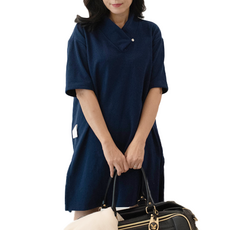 9hourz 女款One Mile浴袍 領口型, 海軍藍色, 1件