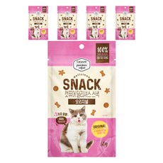 캣퓨어 고양이 딜리셔스 스낵, 5개, 60g, 오리지널