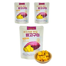 해맑음 부드러운 한입 밤고구마, 3개, 70g