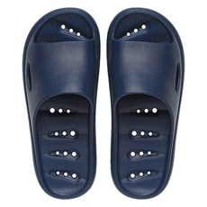 피플블룸 도트 고급 EVA 미끄럼방지 물빠짐 욕실화 실내화, 딥블루, 1개