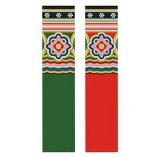 인디케이 연화 단청 전통 스티커 2종 x 25p 세트, 혼합색상, 1세트