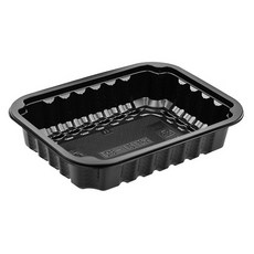 Cook&Lock密封一次性容器 700ml 190*150*40mm 黑色 身體, 100入, 1個
