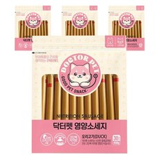 닥터펫 반려동물 영양소세지 간식 30p, 오리고기, 450g, 4개 450g, 4개, 오리고기
