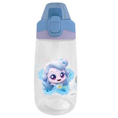 LE BARN 流星追趕迷你寶寶握把一鍵水瓶, 閃亮粉紅, 1個, 500ml