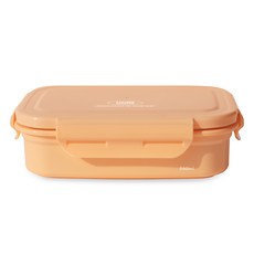 리빙크리에이터 칸막이 지켜텐 스텐 도시락 560ml, 애프리콧, 1개 1개, 애프리콧