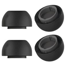 Audio Espresso 咖啡拿鐵Galaxy Buds 3 Pro泡棉耳塞, 4個, 黑色, L