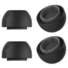 Audio Espresso 咖啡拿鐵Galaxy Buds 3 Pro泡棉耳塞, 4個, 黑色, M