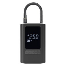 씨피엠 타이어 공기압 무선 에어펌프 4000mAh, 블랙, 1개