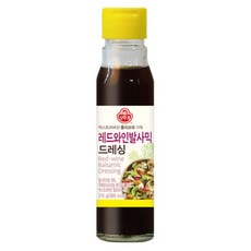 오뚜기 레드와인 발사믹 드레싱, 215g, 1개