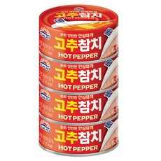 사조 고추참치, 85g, 4개