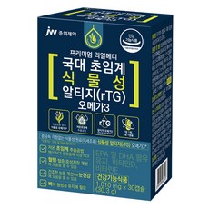 JW중외제약 리얼메디 국대 초임계 식물성 알티지 오메가3, 30정, 1개