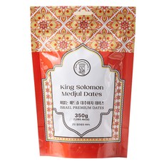 KingSolomon 無籽Medjool椰棗乾燥棗椰子, 1個, 350g