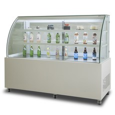 BELLE 프리미엄 쇼케이스 라운드 뒷문형 화이트 474L JRB-1500W 방문설치 ELLE 프리미엄 쇼케이스 라운드 뒷문형 화이트 474L JRB-1500W 방문설치