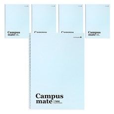 모닝글로리 캠퍼스 메이트 스프링 노트, 블루, 5개