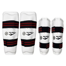 PRO-SPECS PU跆拳道手腳保護套組, 1組, 白色