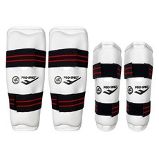 PRO-SPECS PU跆拳道手腳保護套組, 1個, 白色